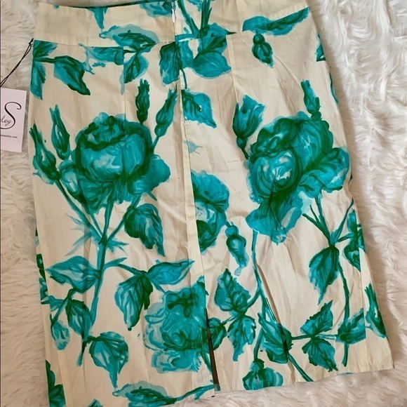NWT Bri Seeley floral a-line skirt size M - Picture 3 of 5